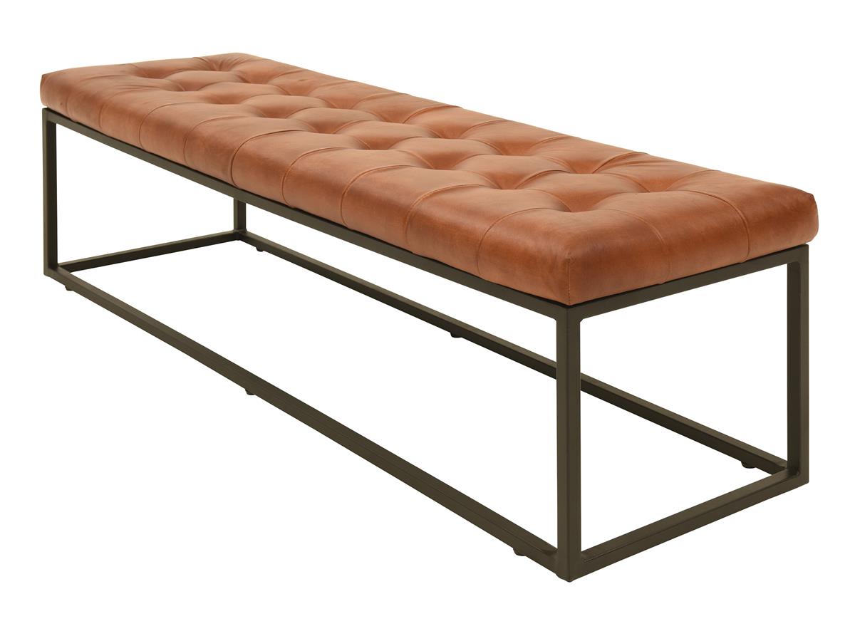 Michael Top-Grain Leather Coffee Table/Ottoman/Bench